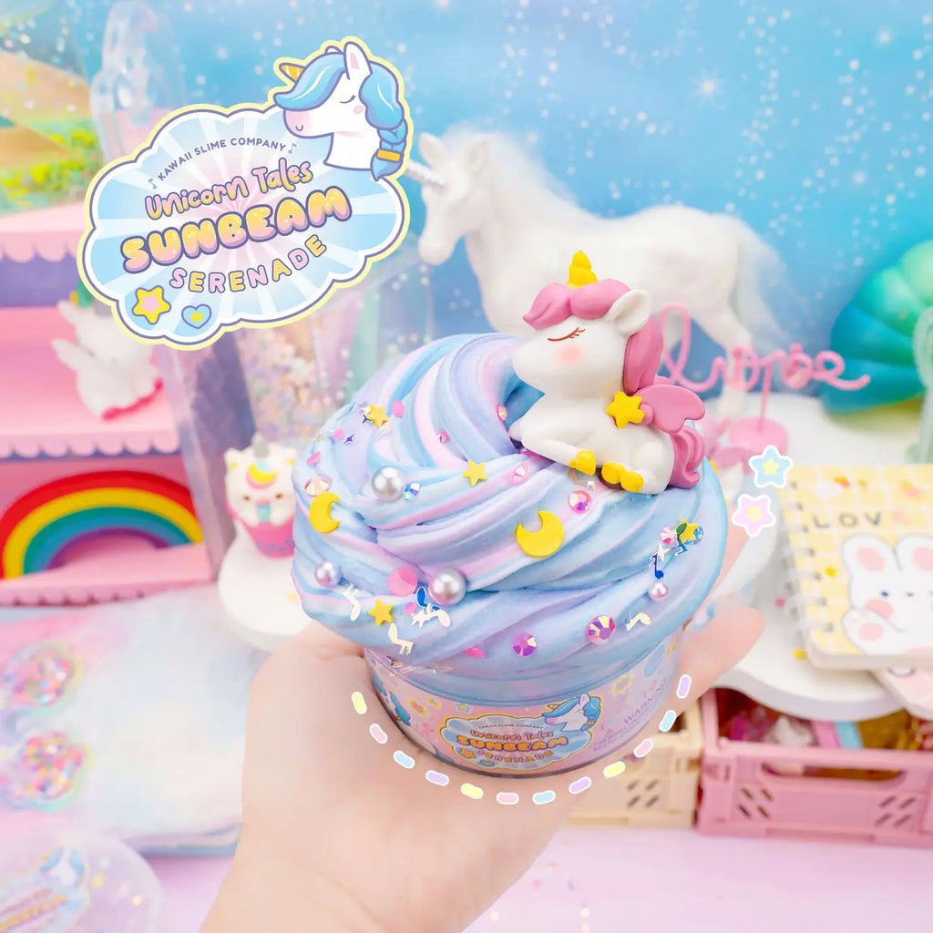 Unicorn Tales Sunbeam Serenade Butter Slime by Kawaii Slime Company