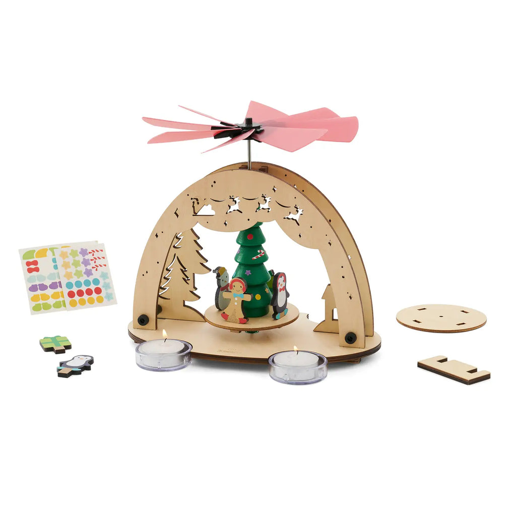 Christmas Candle Carousel Science Kit by KiwiCo