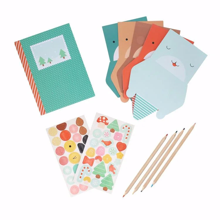 Festive Pals My Stationery Set by Petit Collage