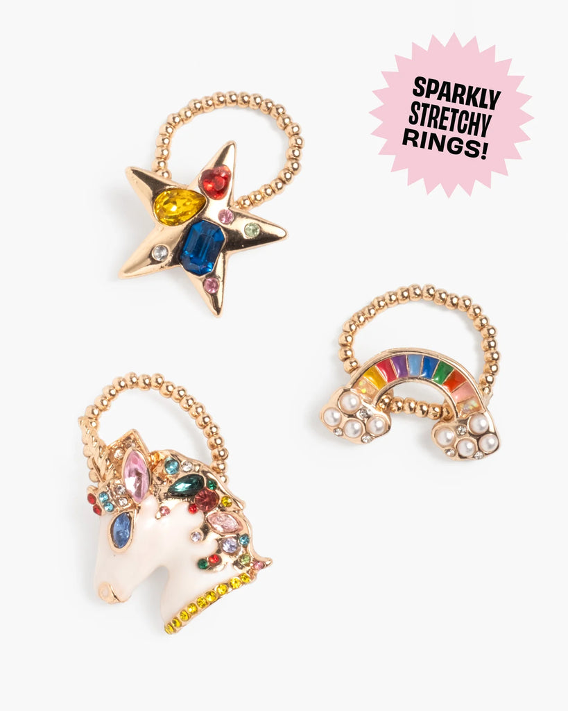 Gloss It Rainbow Lip Gloss Ring Set by Super Smalls