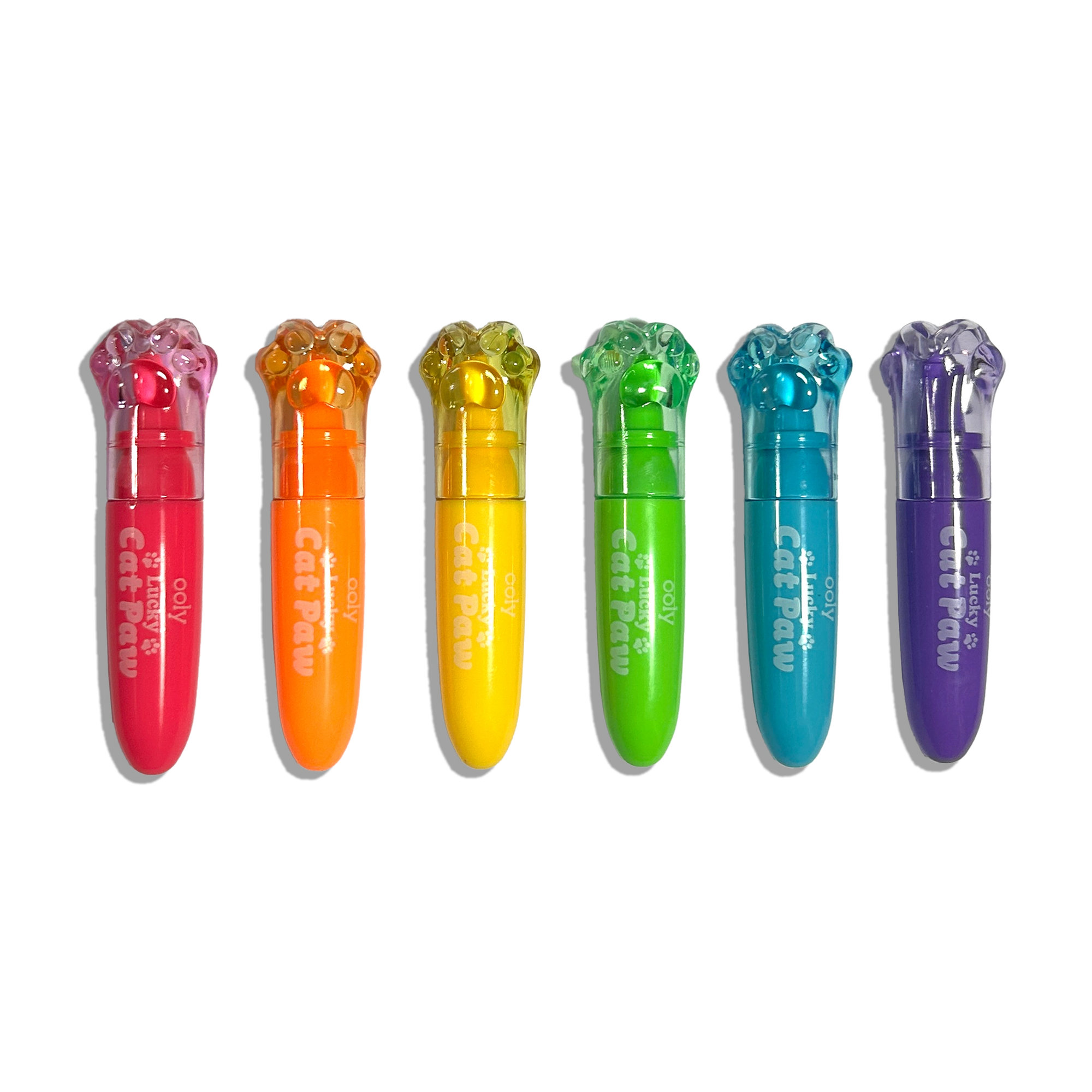 Lucky Cat Paw: Neon Scented Highlighters (Set of 6)