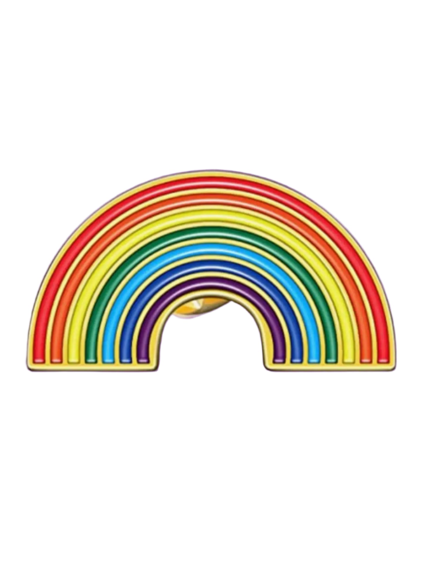 Rainbow Enamel Pin by Gunner and Lux