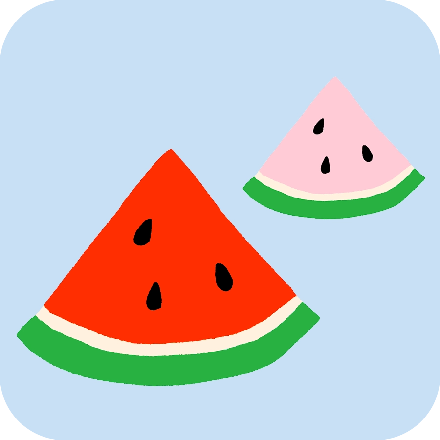 Watermelon Buddies Iron On by Hot Dang Press