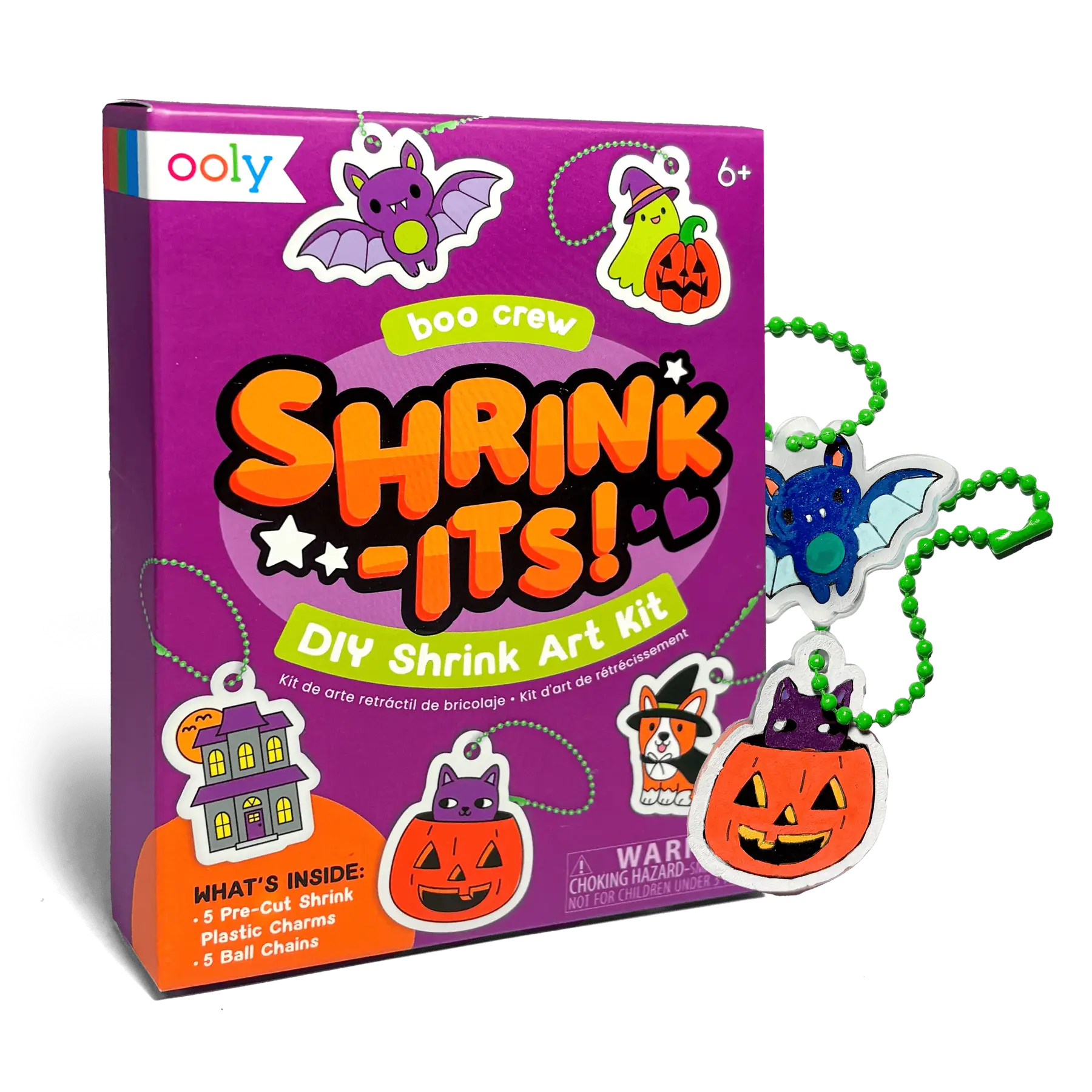 Boo Crew Mini Shrink-Its! Diy Shrink Art Kit