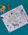 Mini Pocket Coloring Animals by Omy