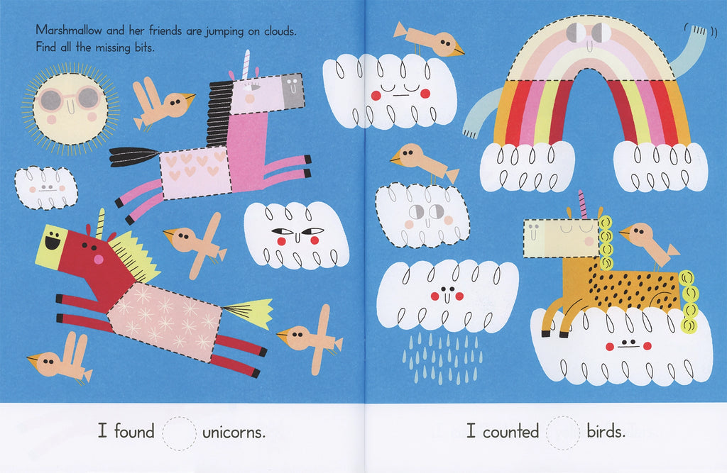 Missing Bits Sticker Book: Unicorns by EDC Publishing