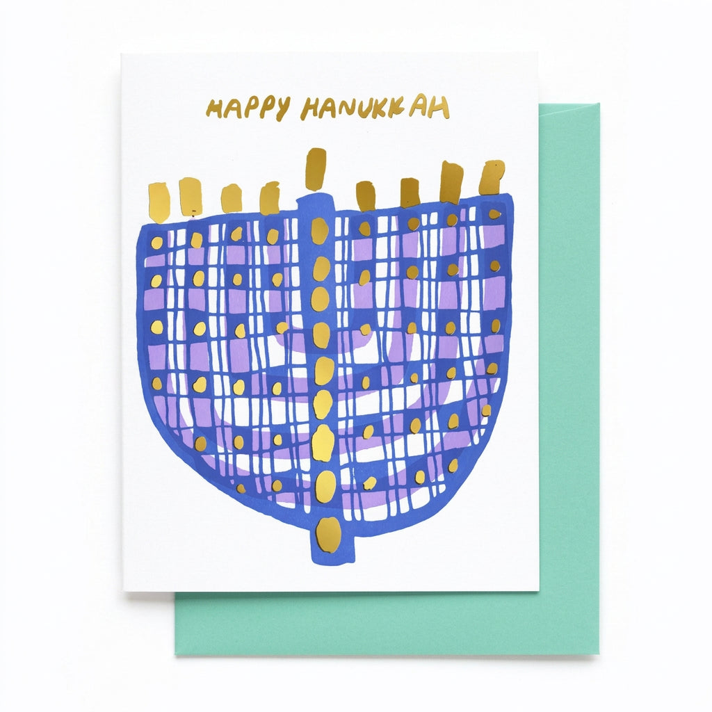 Hanukkah Menorah Card