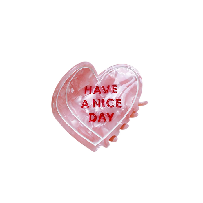 SALE Conversation Heart Hair Claw by Have A Nice Day