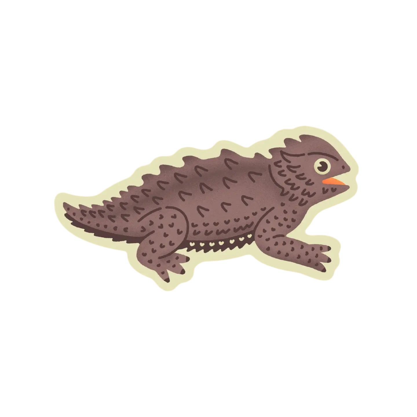 Horned Lizard Sticker