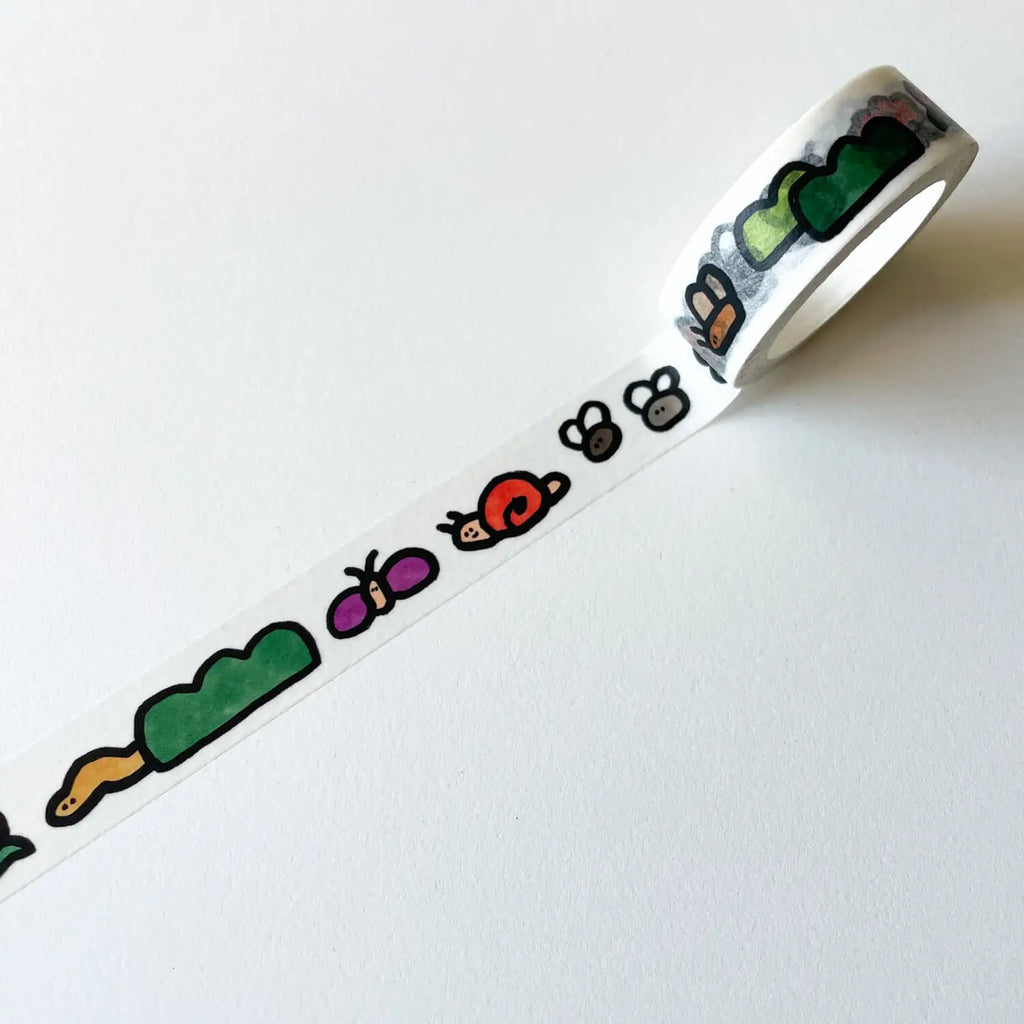 Snail and Friends Washi Tape by oitama