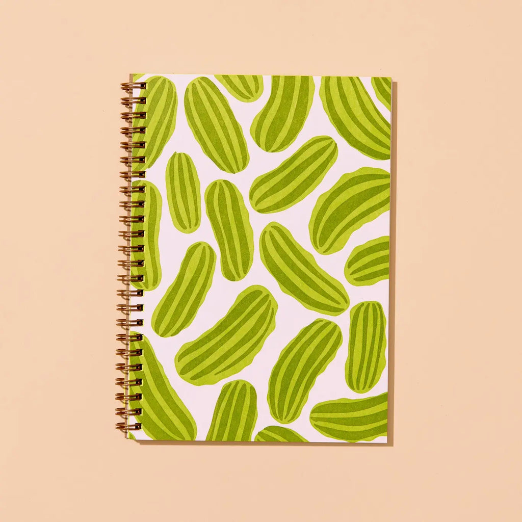 Pickles A5 Lettepress Spiral Notebook by And Here We Are