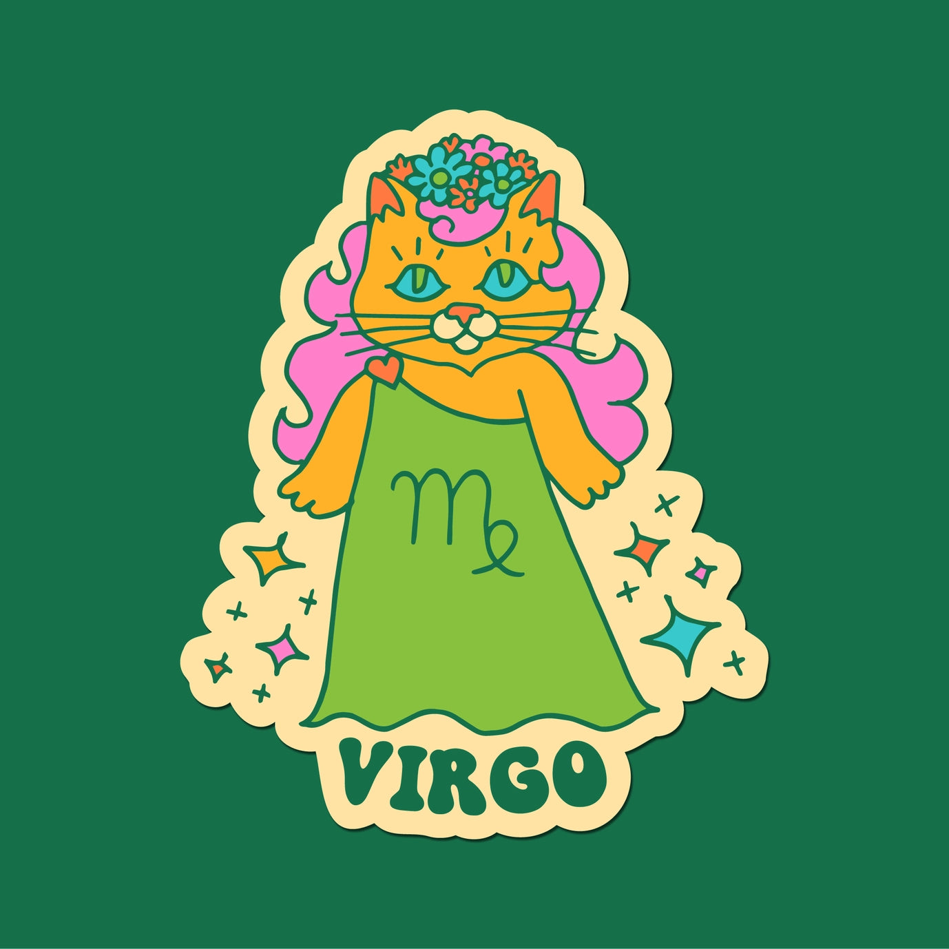 Astrology Cats Sticker