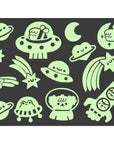 Cosmic Cute! Glow in The Dark Wall Stickers by Gloplay