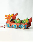 Wooden Dragon Boat Pull Along Toy