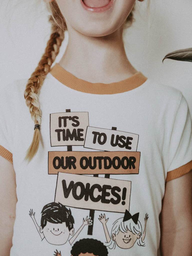 Outdoor Voices Kids Tee by The Bee & The Fox