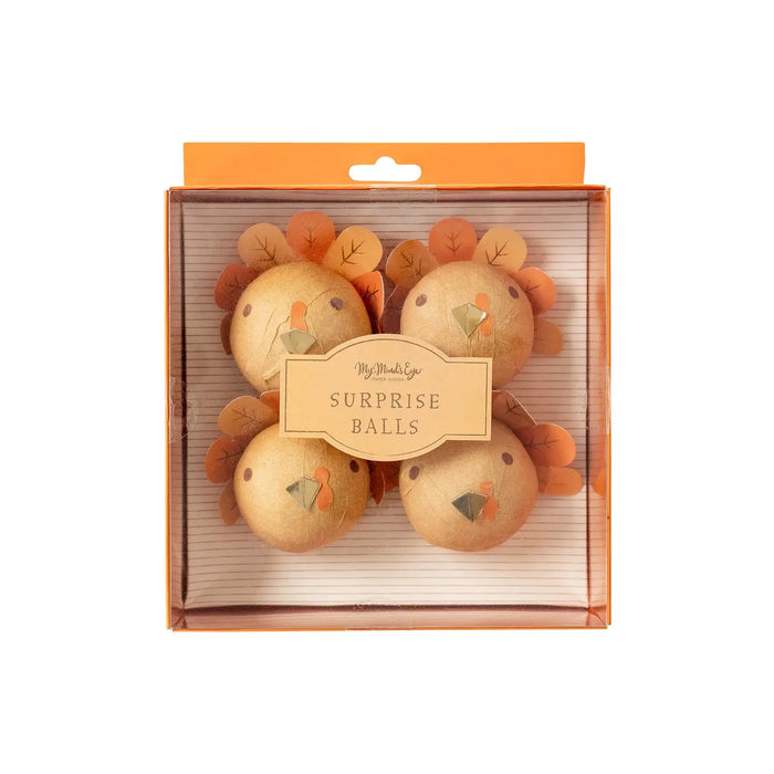Turkey Surprise Balls by My Mind's Eye Paper Goods