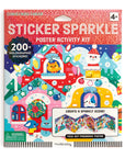 Christmas Cheer Sticker Sparkle Poster