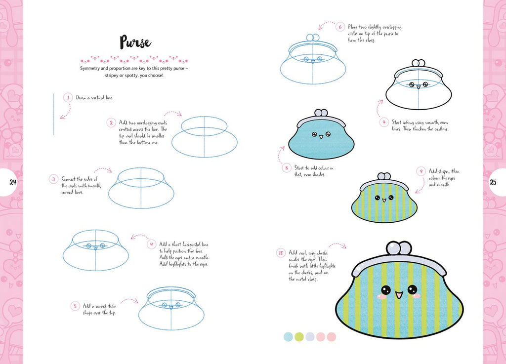 10 Step Drawing: Kawaii by Chie Kutsuwada
