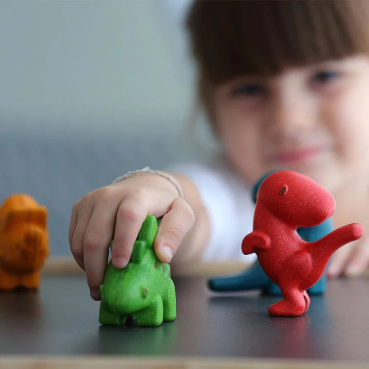 Wooden Dino Animals Set