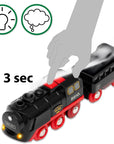 Battery-Operated Steaming Train