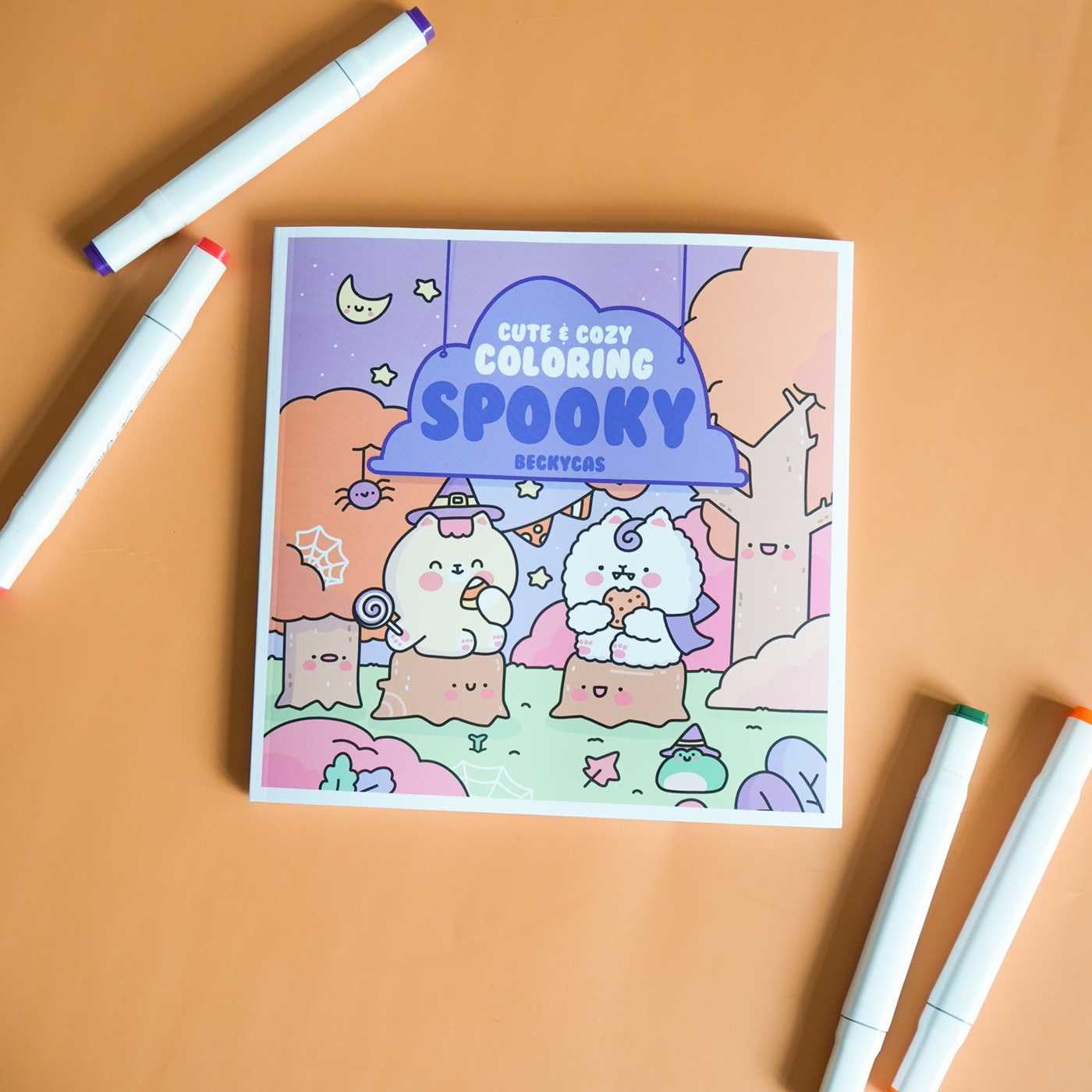 Cute &amp; Cozy Coloring: Spooky by Beckycas