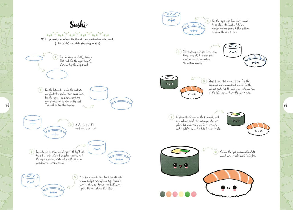 10 Step Drawing: Kawaii by Chie Kutsuwada