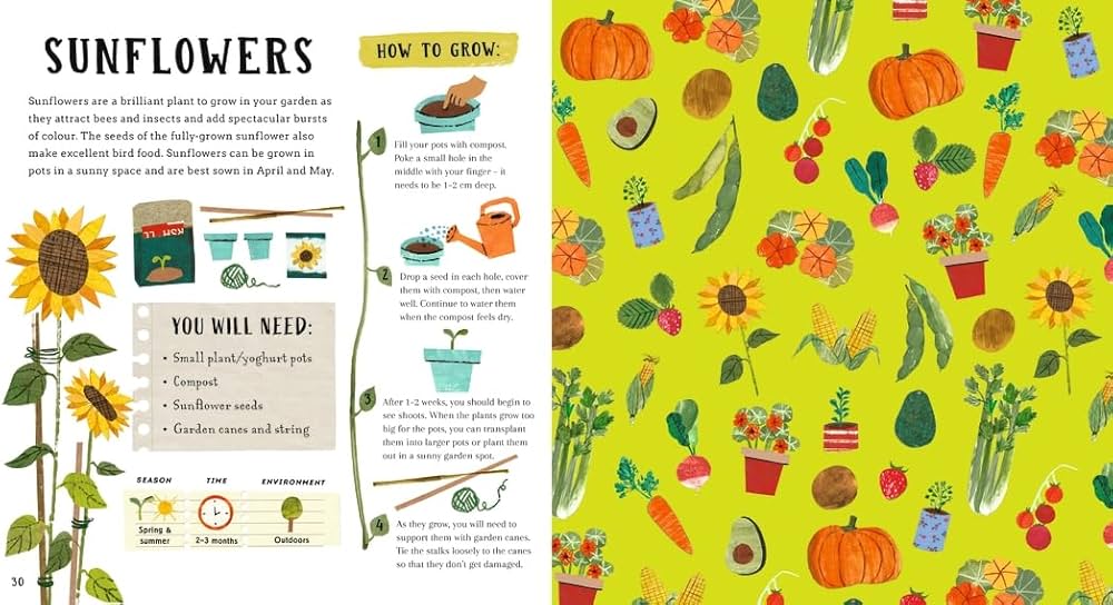 Growing Green: A First Book of Gardening by Daniela Sosa