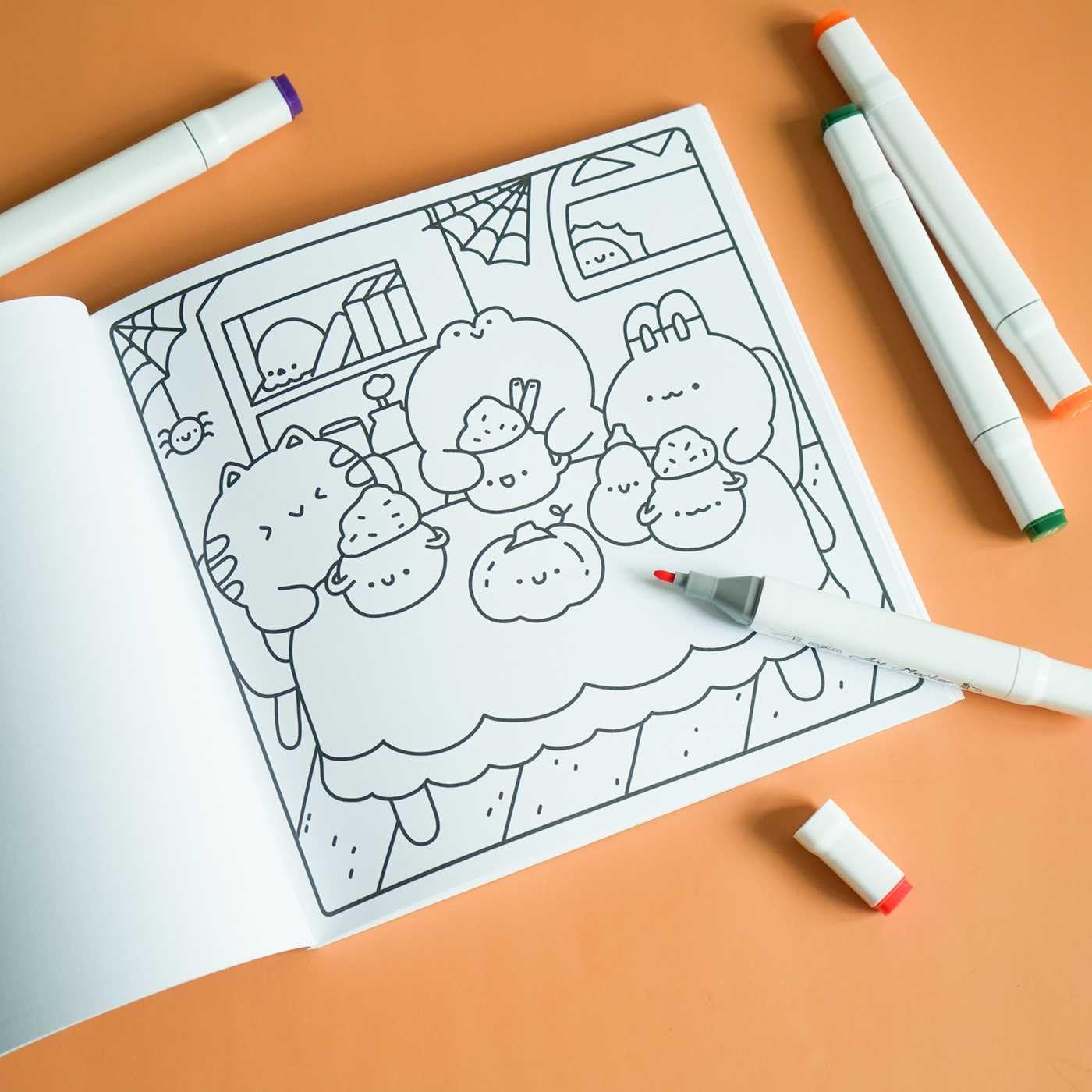Cute &amp; Cozy Coloring: Spooky by Beckycas