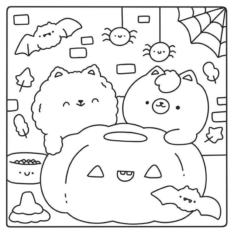 Cute &amp; Cozy Coloring: Spooky by Beckycas