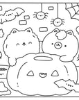 Cute & Cozy Coloring: Spooky by Beckycas