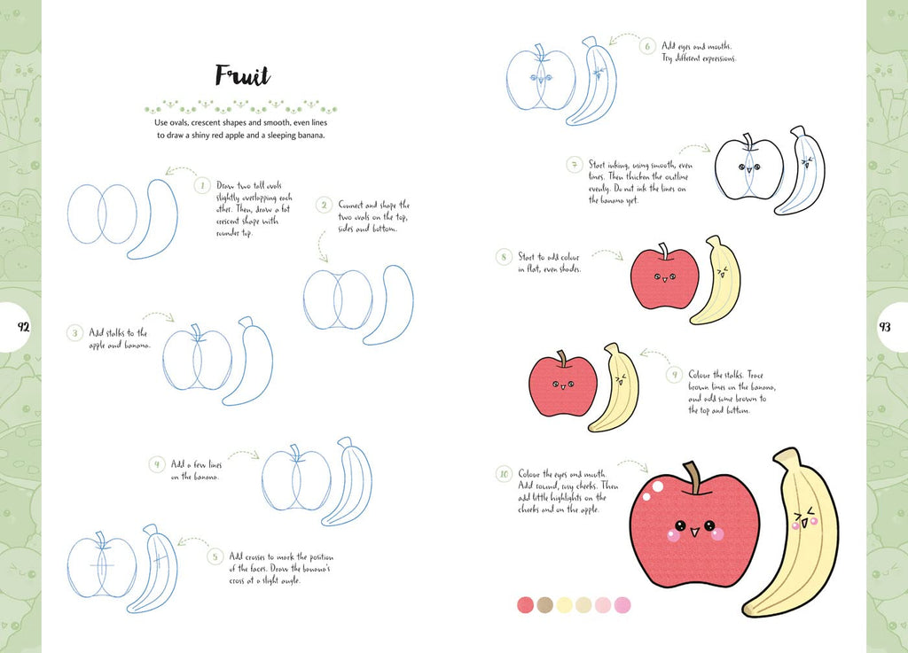 10 Step Drawing: Kawaii by Chie Kutsuwada