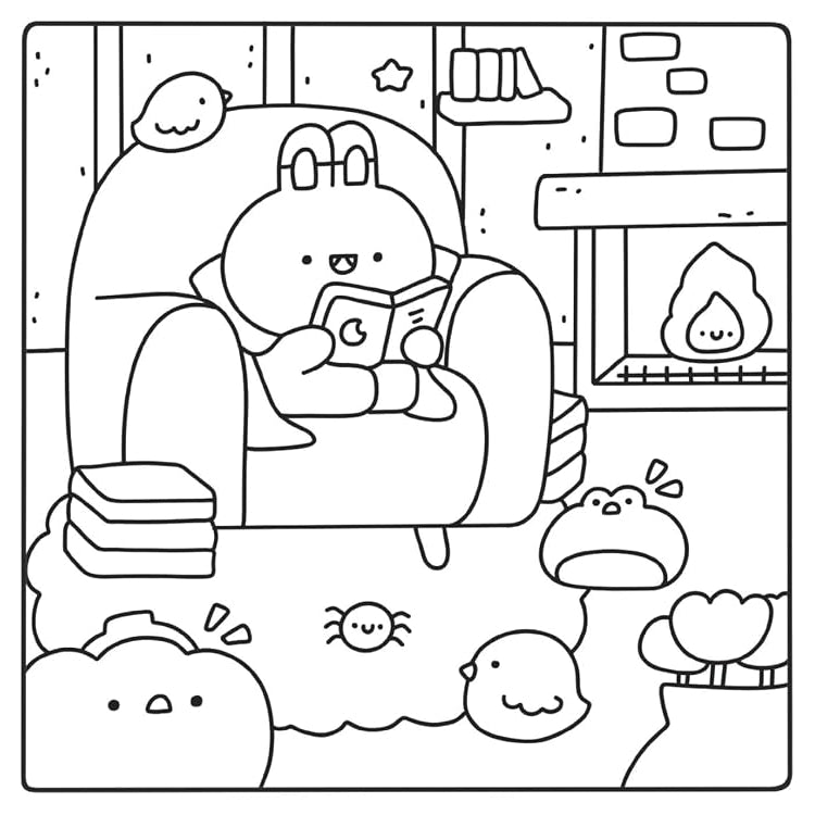 Cute &amp; Cozy Coloring: Spooky by Beckycas