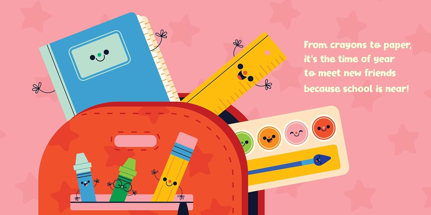 Hello, Crayons!: And Other School Friends Board Book by Hannah Eliot &amp; Anna Clark &amp; Daniel Clark
