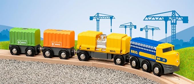 Three Wagon Cargo Train