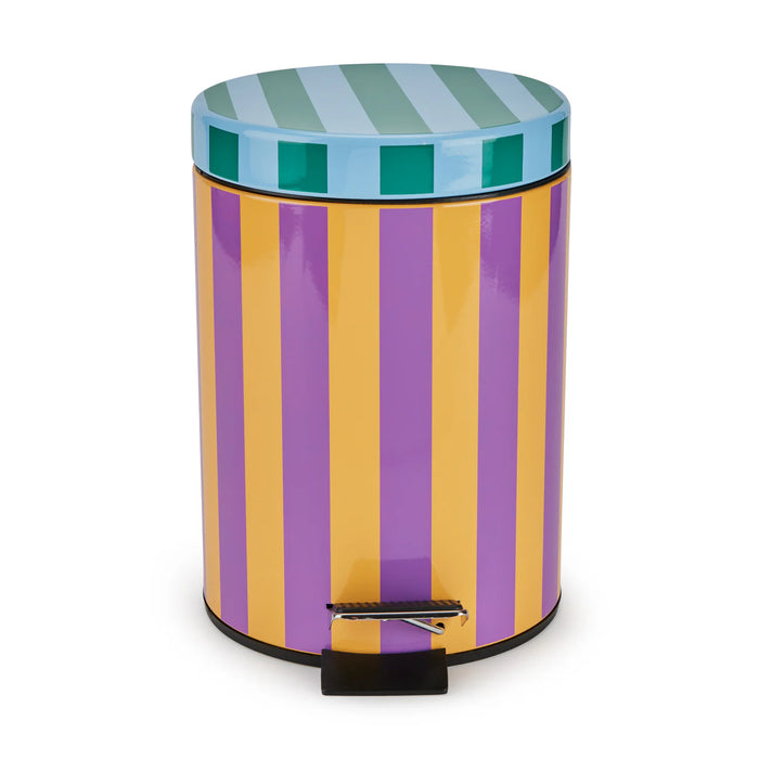 Ronnie Stripe Bathroom Trash Bin by Dusen Dusen