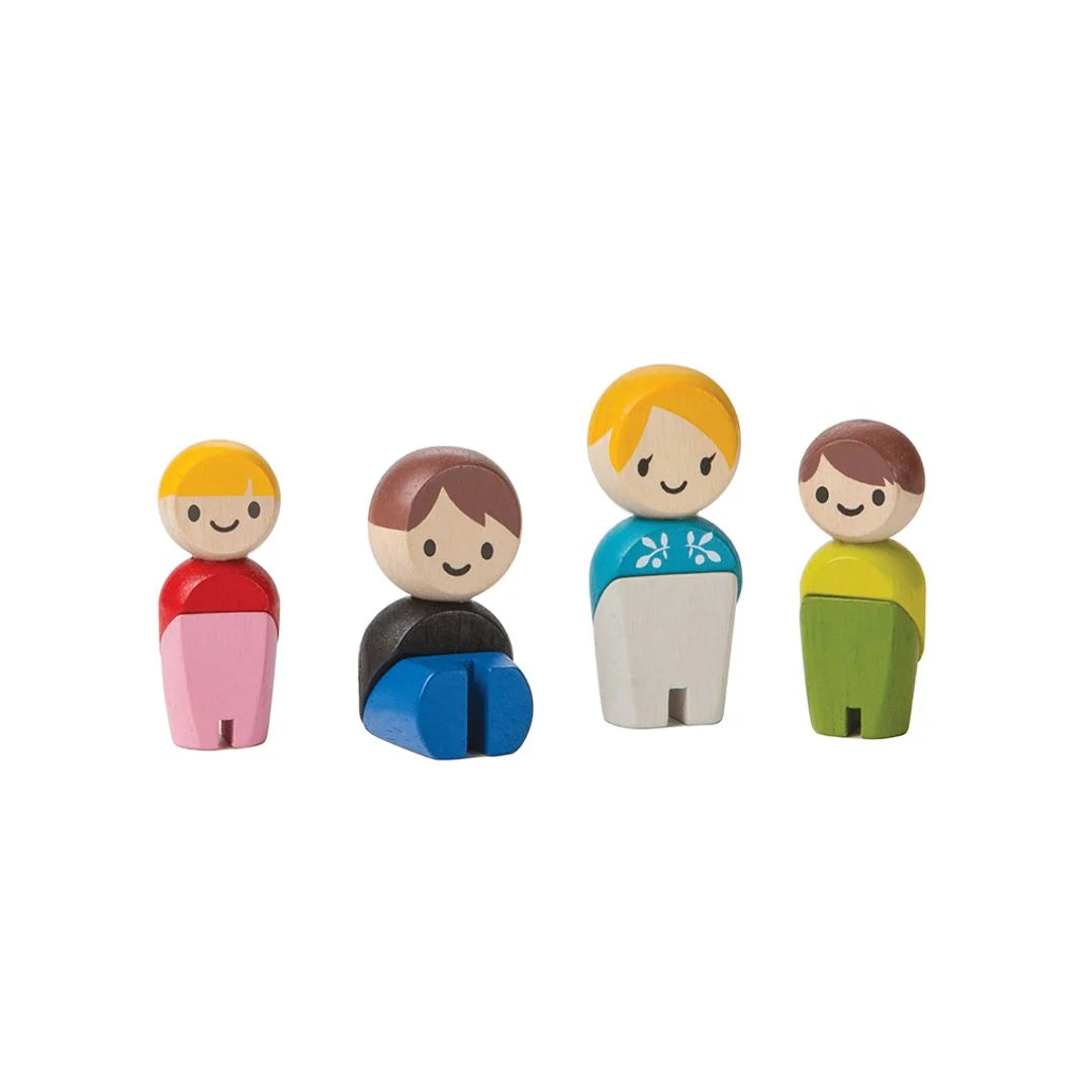European Wooden Doll Family