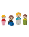 European Wooden Doll Family