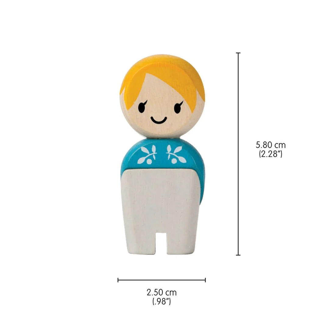 European Wooden Doll Family