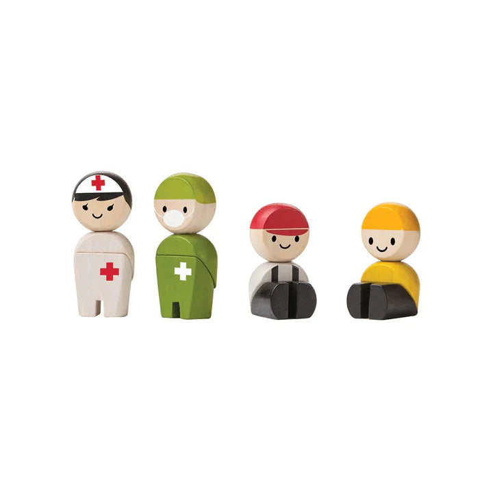 Rescue Crew Wooden Dolls