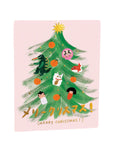 Japanese Xmas Holiday Card by Carolyn Suzuki