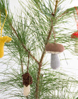 Mushroom Holiday Ornaments Set