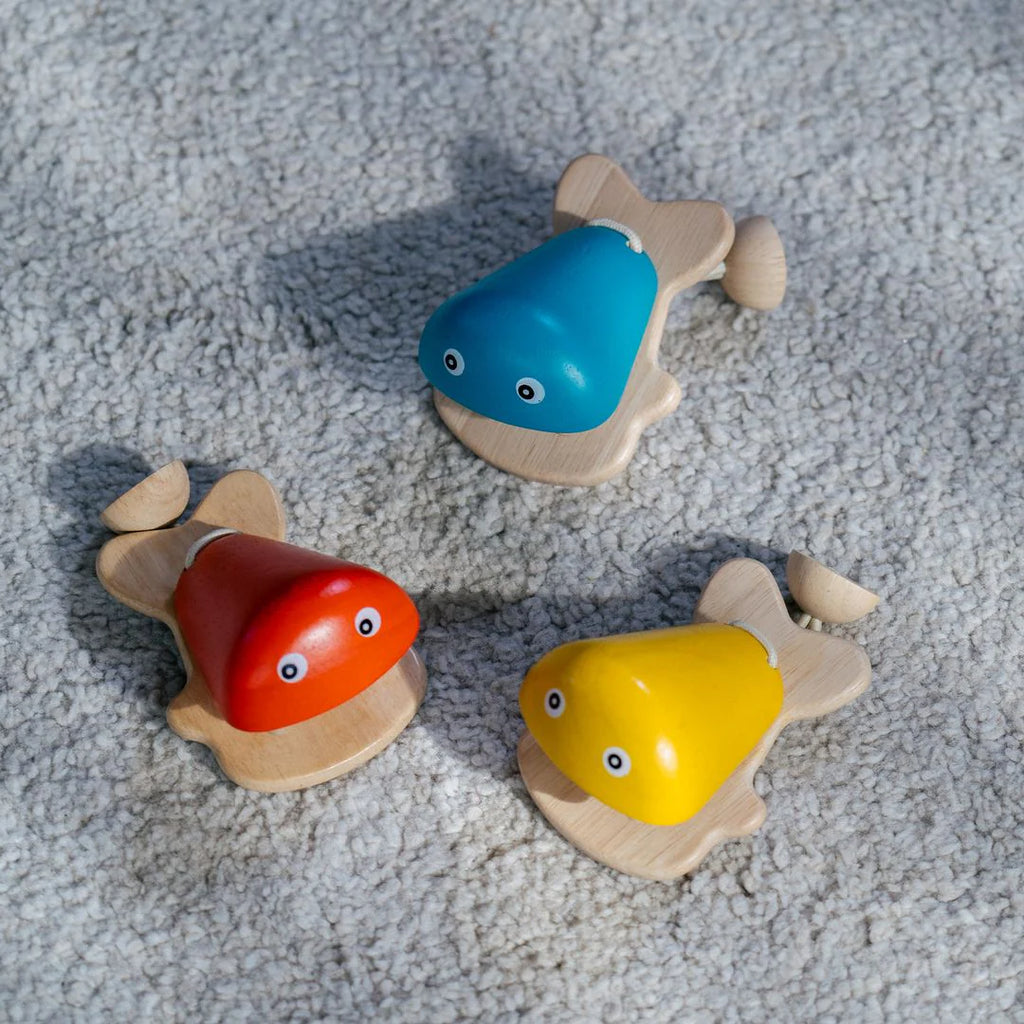 Fish Castanet - Orange by Plan Toys