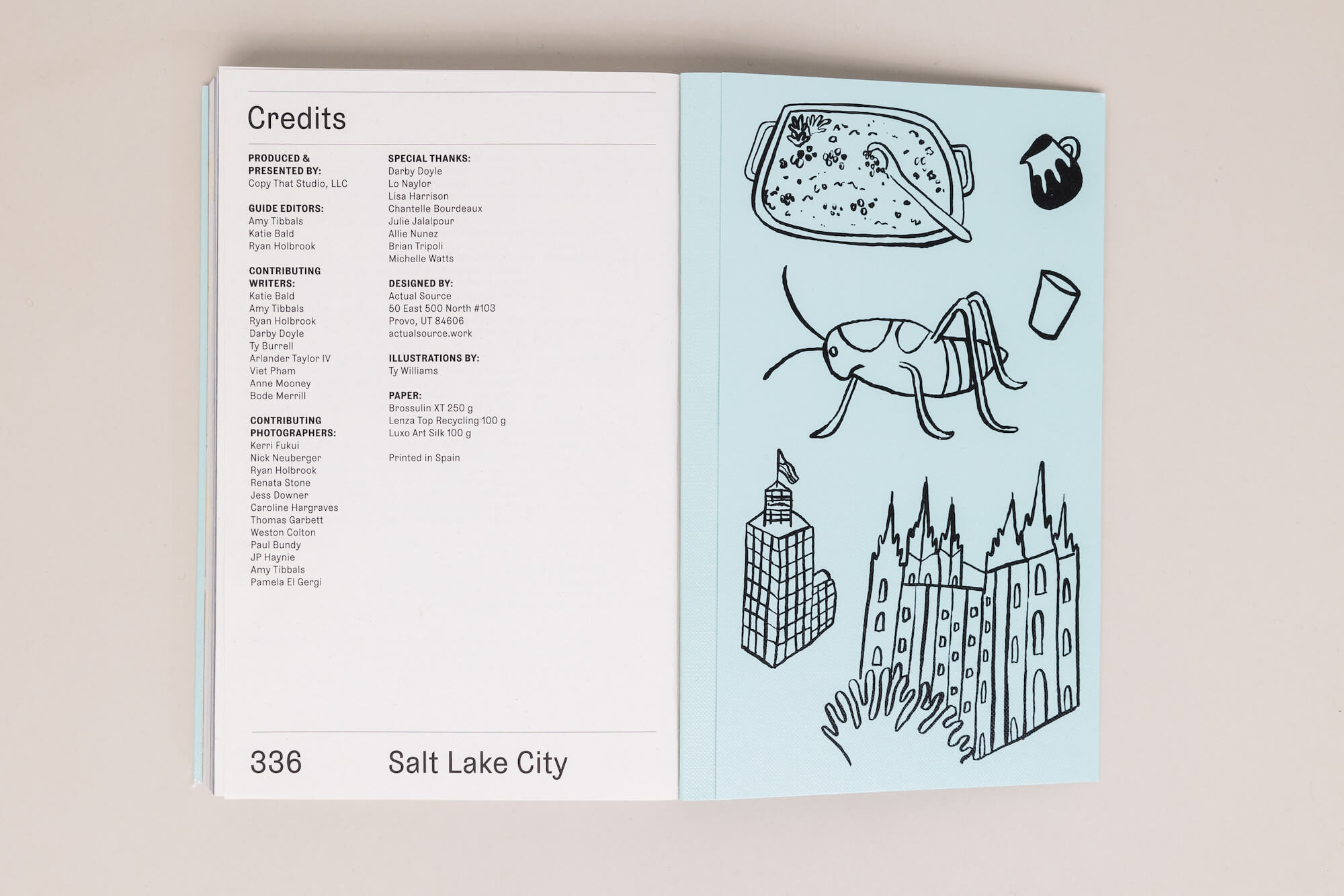 Block Letters Salt Lake City Book by Copy That Studio