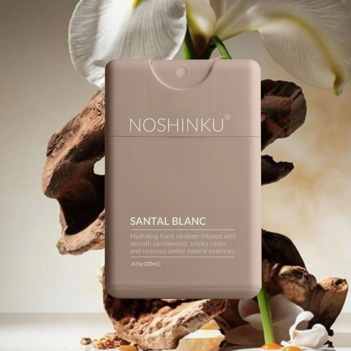 Santal Blanc Pocket Hand Sanitizer