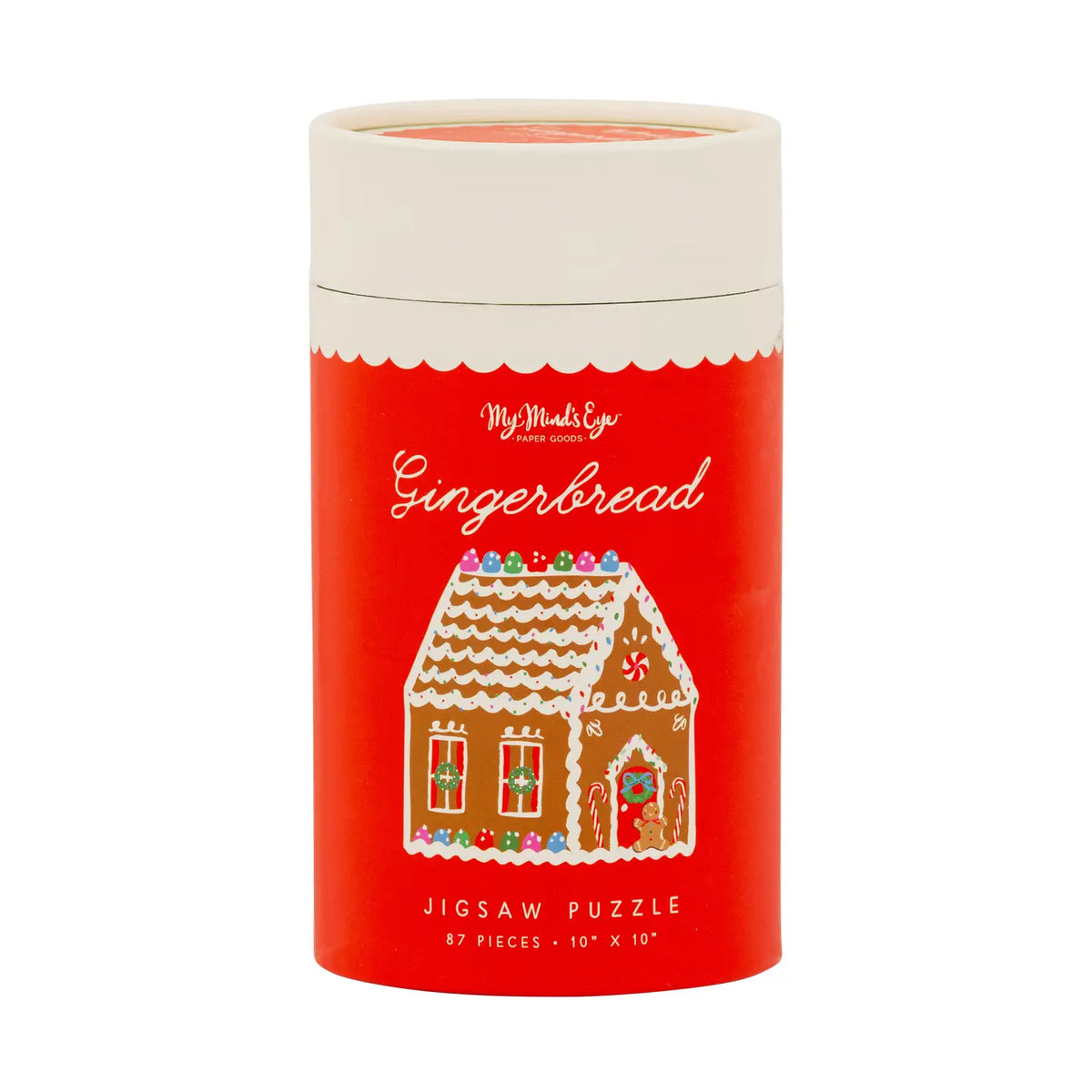 Gingerbread House Shaped Jigsaw Puzzle