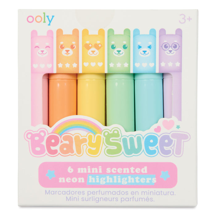 Mini Beary Sweet Scented Highlighters Markers by Ooly