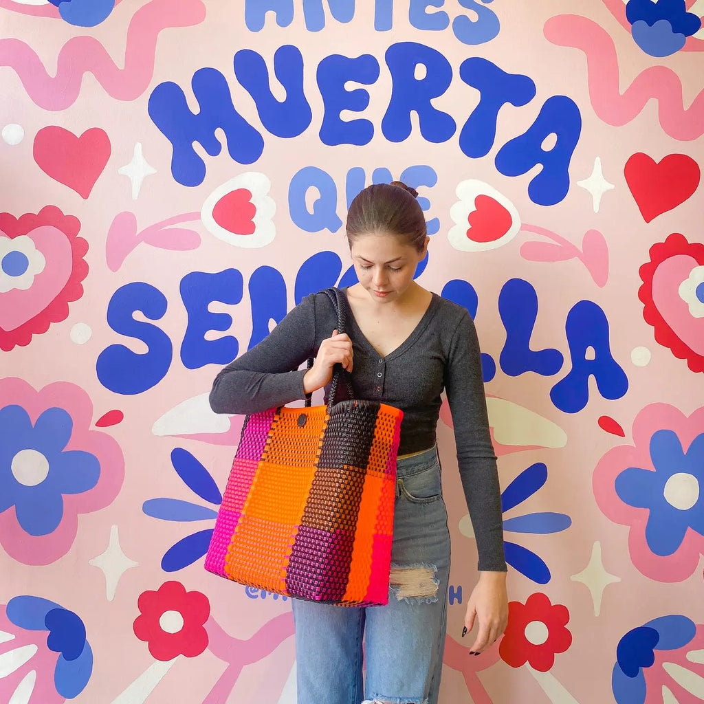 Rad Tall Tote by El Cholo's Kid