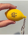Lemon Stress Ball Keychain by People I've Loved