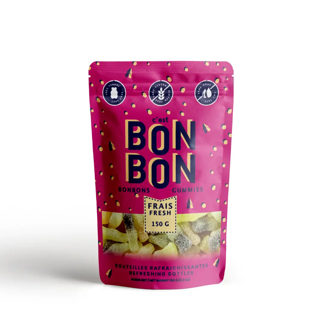 Sour Pop Bottles Gummies by La boîte à bonbons
