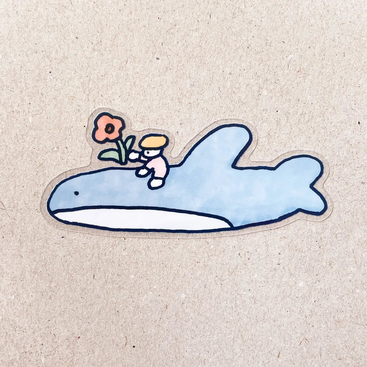 Mr. Shark Sticker by oitama